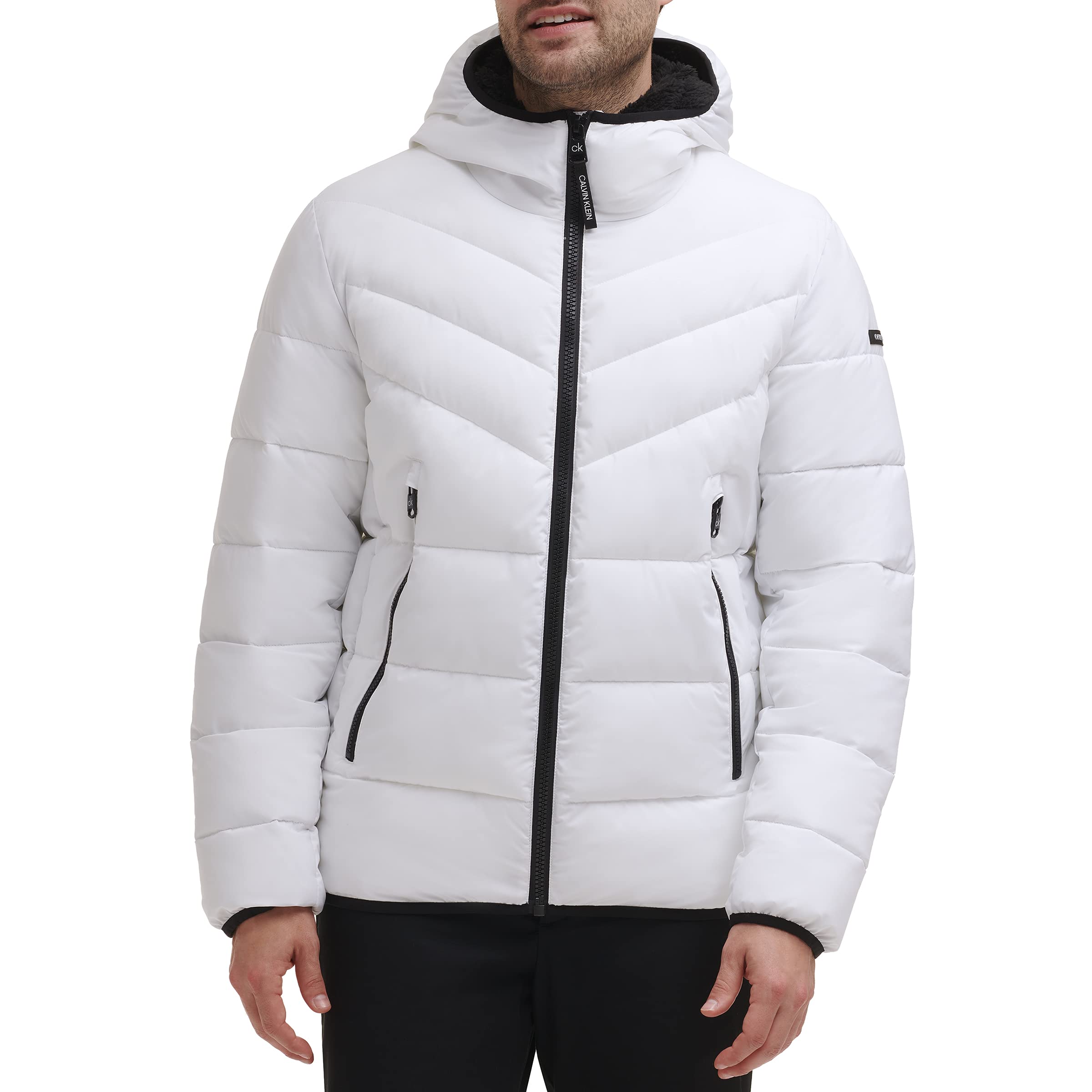 Calvin Klein Men's Snap Front Puffer Jacket
